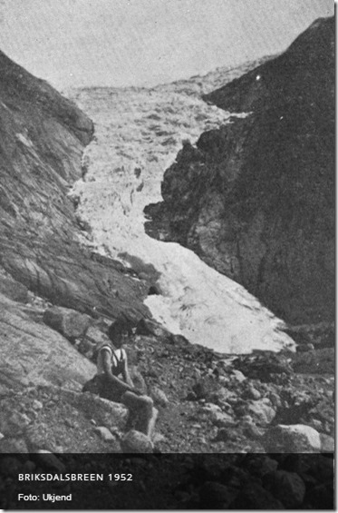 Briksdalsbreen 1952