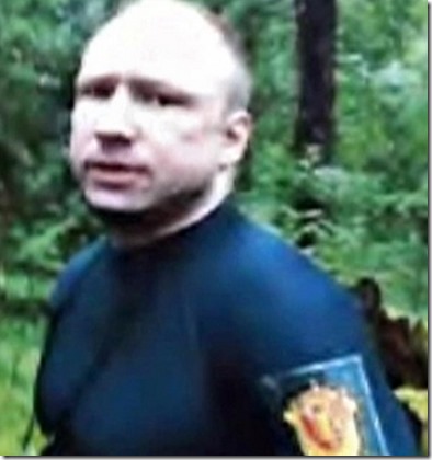 Breivik blir pågrepet