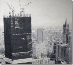 Bilder fra byggingen av World Trade Towers 37