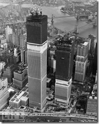 Bilder fra byggingen av World Trade Towers 3