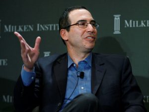 Steven Mnuchin er en styrtrik Goldman-Sachs-jøde.